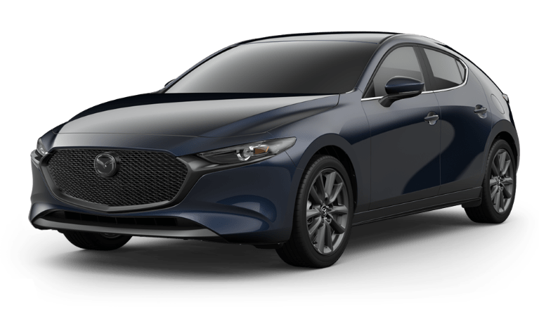 2021 Mazda3 Hatchback Deep Crystal Blue Mica” | Menke Mazda in Schofield WI