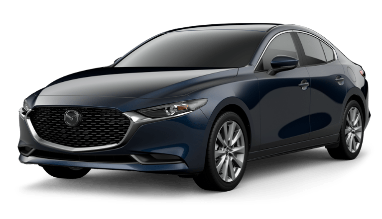 2021 Mazda3 Sedan Deep Crystal Blue Mica | Menke Mazda in Schofield WI