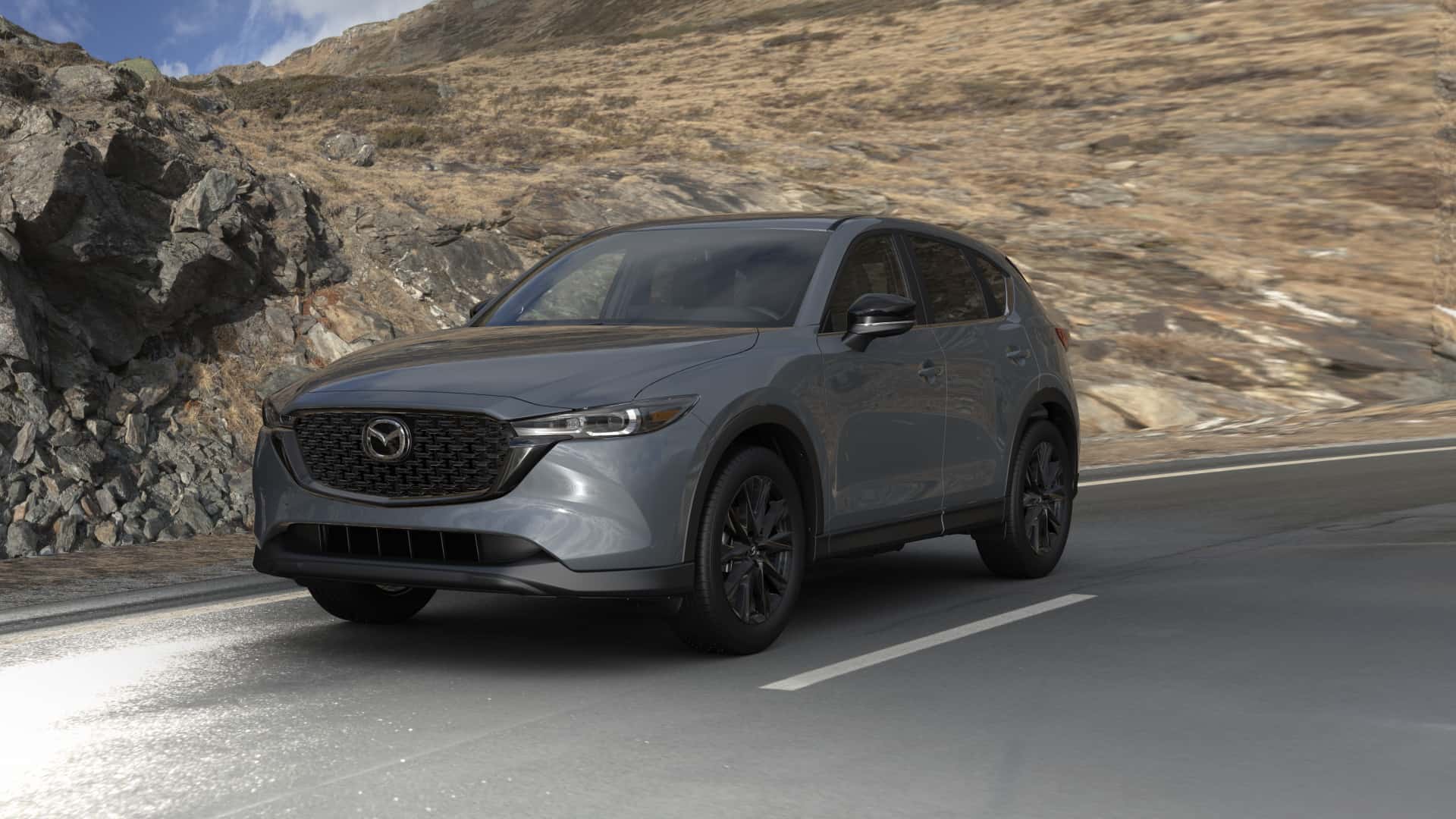 2023 Mazda CX-5 2.5 S Carbon Edition Polymetal Gray Metallic | Menke Mazda in Schofield WI
