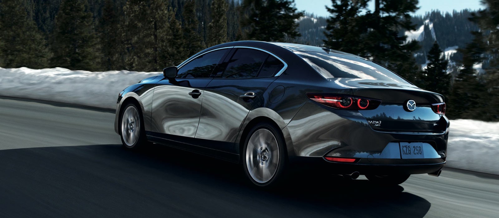 2021 Mazda3 Sedan Street View | Menke Mazda in Schofield WI