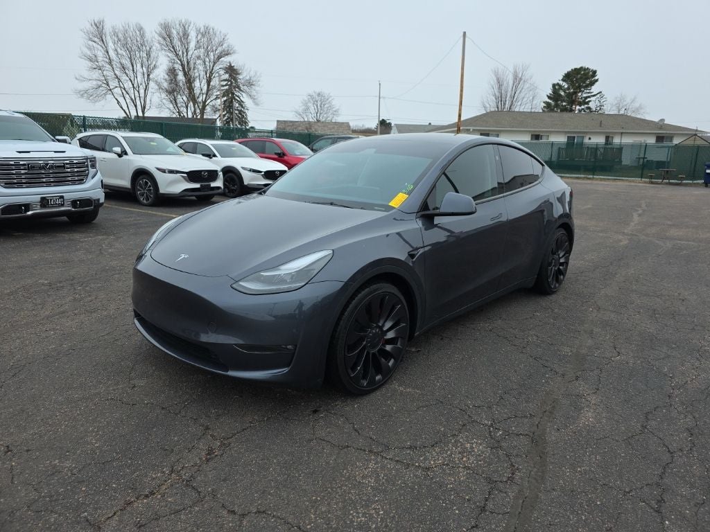 Used 2023 Tesla Model Y Performance with VIN 7SAYGDEF9PF912059 for sale in Schofield, WI